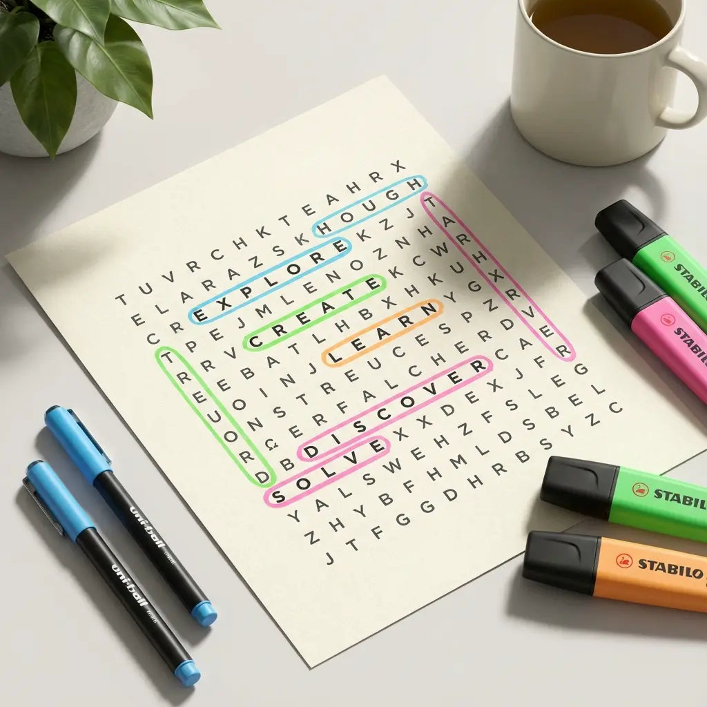 Word search puzzle guide